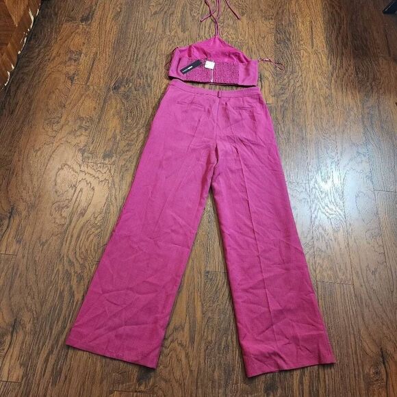 Fashion Nova Sunset Views linen pant set - Picture 2 of 9